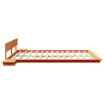 vidaXL Cadru de pat Maro 200 x 200 cm lemn vidaXL Cadru de pat Maro 200 x 200 cm lemn