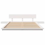 vidaXL Cadru de pat Maro 140 x 190 cm lemn vidaXL Cadru de pat Maro 140 x 190 cm lemn