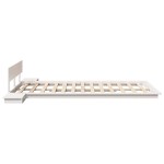 vidaXL Cadru de pat Maro 135 x 190 cm lemn vidaXL Cadru de pat Maro 135 x 190 cm lemn