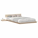 vidaXL Cadru de pat Maro 120 x 190 cm lemn vidaXL Cadru de pat Maro 120 x 190 cm lemn