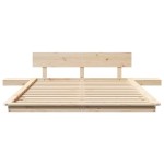 vidaXL Cadru de pat Maro 120 x 190 cm lemn vidaXL Cadru de pat Maro 120 x 190 cm lemn