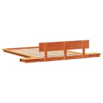 vidaXL Cadru de pat Maro 120 x 190 cm lemn vidaXL Cadru de pat Maro 120 x 190 cm lemn