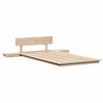 vidaXL Cadru de pat Maro 100 x 200 cm lemn vidaXL Cadru de pat Maro 100 x 200 cm lemn