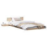 vidaXL Cadru de pat Maro 100 x 200 cm lemn vidaXL Cadru de pat Maro 100 x 200 cm lemn