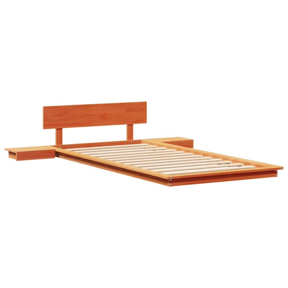 vidaXL Cadru de pat Maro 100 x 200 cm lemn
