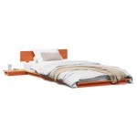 vidaXL Cadru de pat Maro 100 x 200 cm lemn vidaXL Cadru de pat Maro 100 x 200 cm lemn