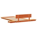vidaXL Cadru de pat Maro 100 x 200 cm lemn vidaXL Cadru de pat Maro 100 x 200 cm lemn