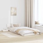 vidaXL Cadru de pat Maro 75 x 190 cm lemn vidaXL Cadru de pat Maro 75 x 190 cm lemn