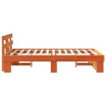 vidaXL Cadru de pat Maro ceruit 120 x 190 cm Lemn masiv de pin vidaXL Cadru de pat Maro ceruit 120 x 190 cm Lemn masiv de pin