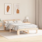 vidaXL Cadru de pat 120x190 cm din lemn masiv de pin