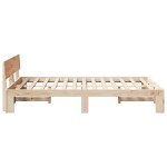 vidaXL Cadru de pat 120x190 cm din lemn masiv de pin