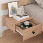 vidaXL Cadru de pat cu headboard Maro 90 x 200 cm Lemn de pin masiv