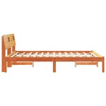 vidaXL Cadru de pat Maro ceruit 120 x 190 cm Lemn masiv de pin vidaXL Cadru de pat Maro ceruit 120 x 190 cm Lemn masiv de pin