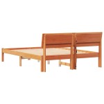 vidaXL Cadru de pat Maro ceruit 120 x 190 cm Lemn masiv de pin vidaXL Cadru de pat Maro ceruit 120 x 190 cm Lemn masiv de pin