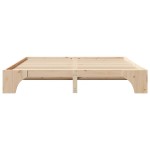 vidaXL Cadru de pat Lemn de pin masiv 207 x 207 x 30 cm vidaXL Cadru de pat Lemn de pin masiv 207 x 207 x 30 cm