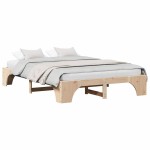 vidaXL Cadru de pat 150x200 cm din lemn masiv de pin