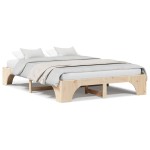 vidaXL Cadru de pat 150x200 cm din lemn masiv de pin