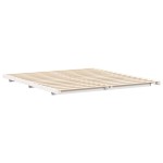 vidaXL Cadru de pat de podea Alb 180 x 200 cm Lemn masiv de pin vidaXL Cadru de pat de podea Alb 180 x 200 cm Lemn masiv de pin