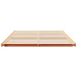 vidaXL Cadru de pat de podea Maro ceruit 150 x 200 cm vidaXL Cadru de pat de podea Maro ceruit 150 x 200 cm