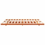 vidaXL Cadru de pat de podea Maro ceruit 150 x 200 cm vidaXL Cadru de pat de podea Maro ceruit 150 x 200 cm