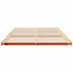 vidaXL Cadru de pat de podea Maro ceruit 120 x 200 cm vidaXL Cadru de pat de podea Maro ceruit 120 x 200 cm