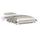 vidaXL Cadru de pat de podea Alb 100 x 210 cm Lemn masiv de pin vidaXL Cadru de pat de podea Alb 100 x 210 cm Lemn masiv de pin