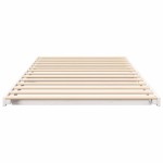 vidaXL Cadru de pat de podea Alb 100 x 210 cm Lemn masiv de pin vidaXL Cadru de pat de podea Alb 100 x 210 cm Lemn masiv de pin