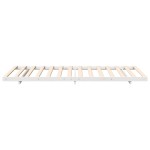 vidaXL Cadru de pat de podea Alb 100 x 210 cm Lemn masiv de pin vidaXL Cadru de pat de podea Alb 100 x 210 cm Lemn masiv de pin