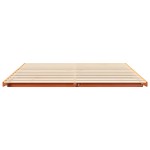 vidaXL Cadru de pat de podea Maro ceruit 200 x 210 cm vidaXL Cadru de pat de podea Maro ceruit 200 x 210 cm