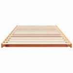 vidaXL Cadru de pat de podea Maro ceruit 80 x 220 cm Lemn masiv de pin vidaXL Cadru de pat de podea Maro ceruit 80 x 220 cm Lemn masiv de pin
