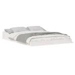 vidaXL Cadru de pat Alb 120 x 200 cm Lemn masiv de pin vidaXL Cadru de pat Alb 120 x 200 cm Lemn masiv de pin