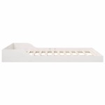 vidaXL Cadru de pat Alb 120 x 200 cm Lemn masiv de pin vidaXL Cadru de pat Alb 120 x 200 cm Lemn masiv de pin