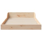 vidaXL Cadru de pat Maro 90 x 210 cm Lemn masiv de pin vidaXL Cadru de pat Maro 90 x 210 cm Lemn masiv de pin
