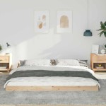 vidaXL Cadru de pat Maro 180 x 220 cm Lemn masiv de pin vidaXL Cadru de pat Maro 180 x 220 cm Lemn masiv de pin