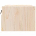 vidaXL Noptieră cu sertar Maro 50 x 32.5 x 24 cm Lemn masiv de pin