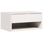 vidaXL Noptieră Montată pe Perete 2 pcs Alb 50 x 32.5 x 24 cm vidaXL Noptieră Montată pe Perete 2 pcs Alb 50 x 32.5 x 24 cm
