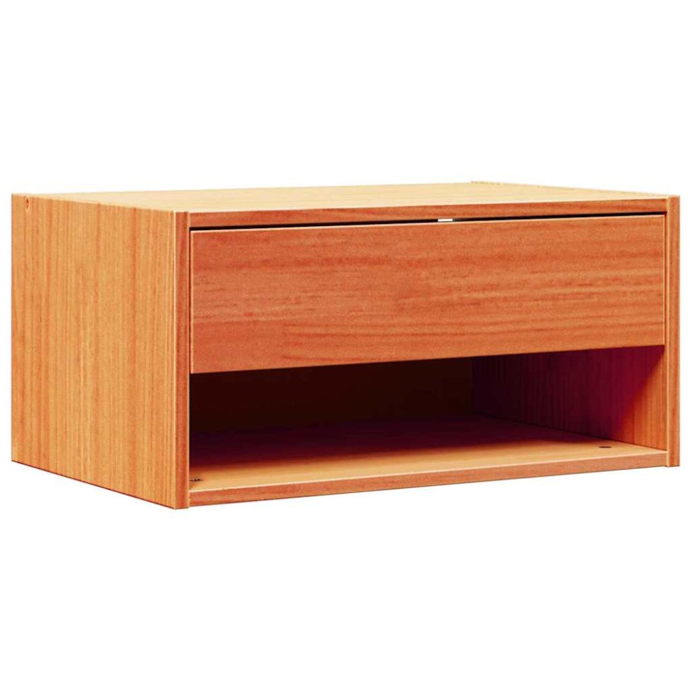vidaXL Noptieră 2 pcs Maro ceruit 50 x 32.5 x 24 cm Lemn masiv de pin