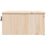 vidaXL Noptieră cu sertar Maro 37 x 35 x 18.5 cm Lemn masiv de pin
