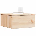vidaXL Noptieră Montată pe Perete 2 pcs Maro 37 x 35 x 18.5 cm