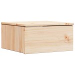 vidaXL Noptieră Montată pe Perete 2 pcs Maro 37 x 35 x 18.5 cm