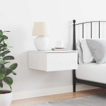 vidaXL Noptieră cu sertar Alb 37 x 35 x 18.5 cm Lemn masiv de pin