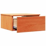 vidaXL Noptieră Maro ceruit 37 x 35 x 18.5 cm Lemn masiv de pin