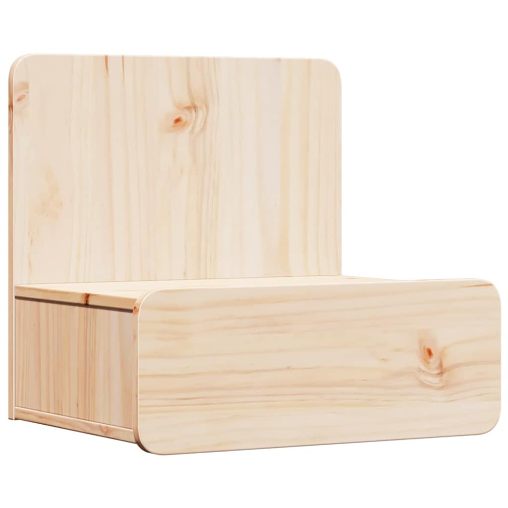 vidaXL Noptieră cu sertar Maro 44 x 32.5 x 40 cm Lemn masiv de pin