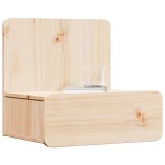 vidaXL Noptieră Montată pe Perete 2 pcs Maro 44 x 32.5 x 40 cm vidaXL Noptieră Montată pe Perete 2 pcs Maro 44 x 32.5 x 40 cm
