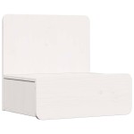 vidaXL Noptieră Montată pe Perete 2 pcs Alb 44 x 32.5 x 40 cm