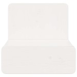 vidaXL Noptieră Montată pe Perete 2 pcs Alb 44 x 32.5 x 40 cm