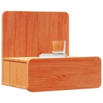 vidaXL Noptieră 2 pcs Maro ceruit 44 x 32.5 x 40 cm Lemn masiv de pin