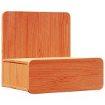 vidaXL Noptieră 2 pcs Maro ceruit 44 x 32.5 x 40 cm Lemn masiv de pin