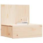 vidaXL Noptieră Montată pe Perete 2 pcs Maro 42 x 32.5 x 40 cm
