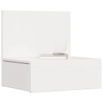 vidaXL Noptieră Montată pe Perete 2 pcs Alb 42 x 32.5 x 40 cm vidaXL Noptieră Montată pe Perete 2 pcs Alb 42 x 32.5 x 40 cm